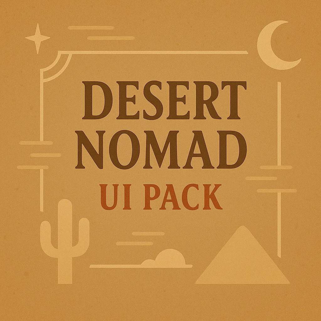Desert Nomad UI Pack product preview